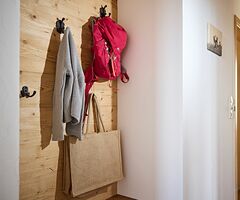 Garderobe in der Ferienwohnung Gipfelblick