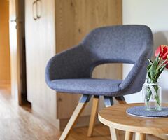 Sessel in der Ferienwohnung Bergblick