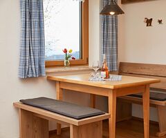 Sitzecke in der Ferienwohnung Bergblick