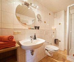 Badezimmer der Ferienwohnung Bergblick