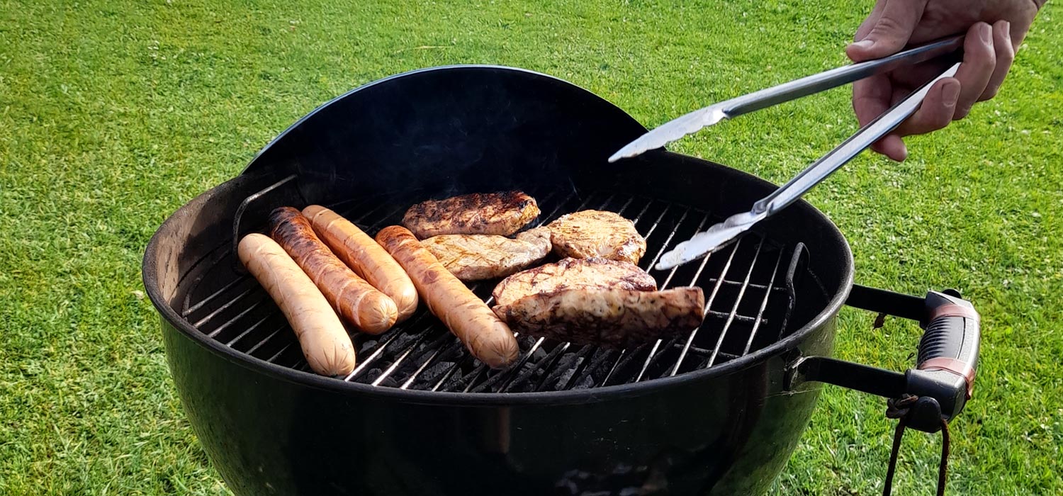 Grillen im Garten beim Bauernhofurlaub im Allgäu